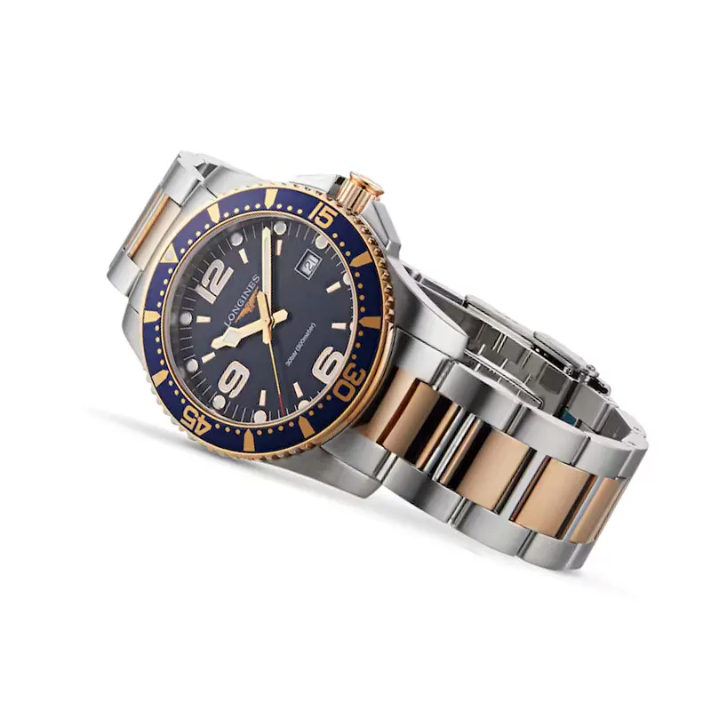 Longines HydroConquest Two-tone Quartz Men's Watch- L3.740.3.98.7